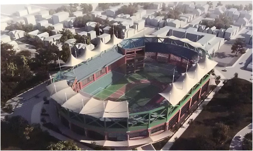 Hinchcliffe with Soccer Field