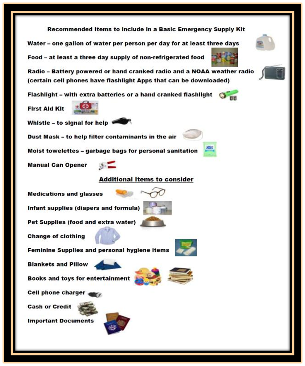 Emergency Kit 10
