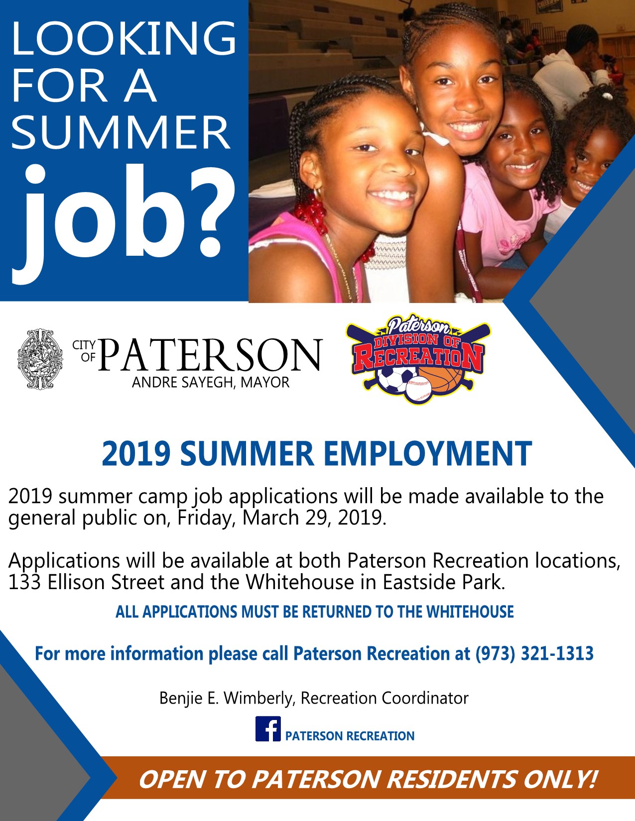 Document Center / Summer Employment / New Jersey