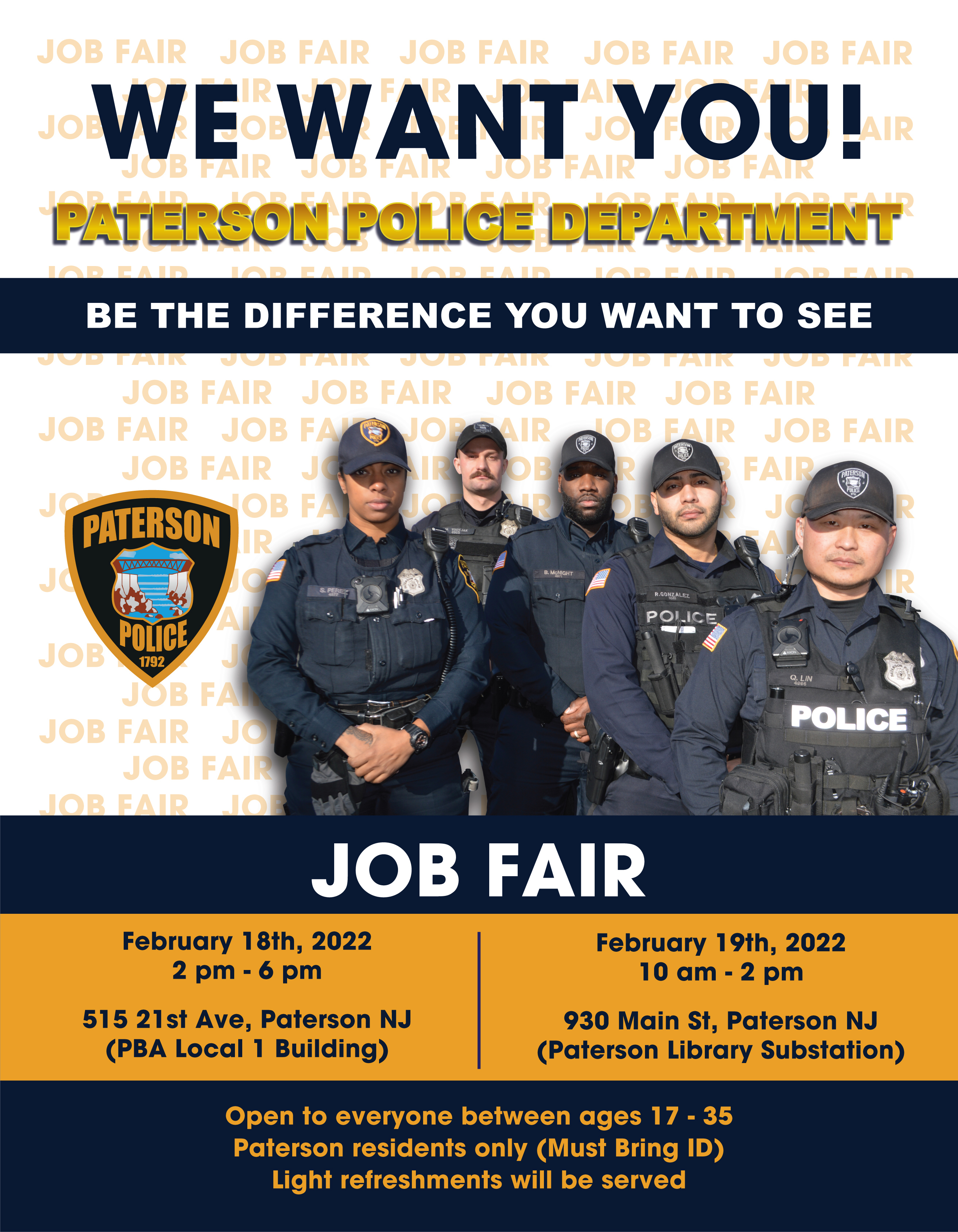 Police recruitment Job Fair