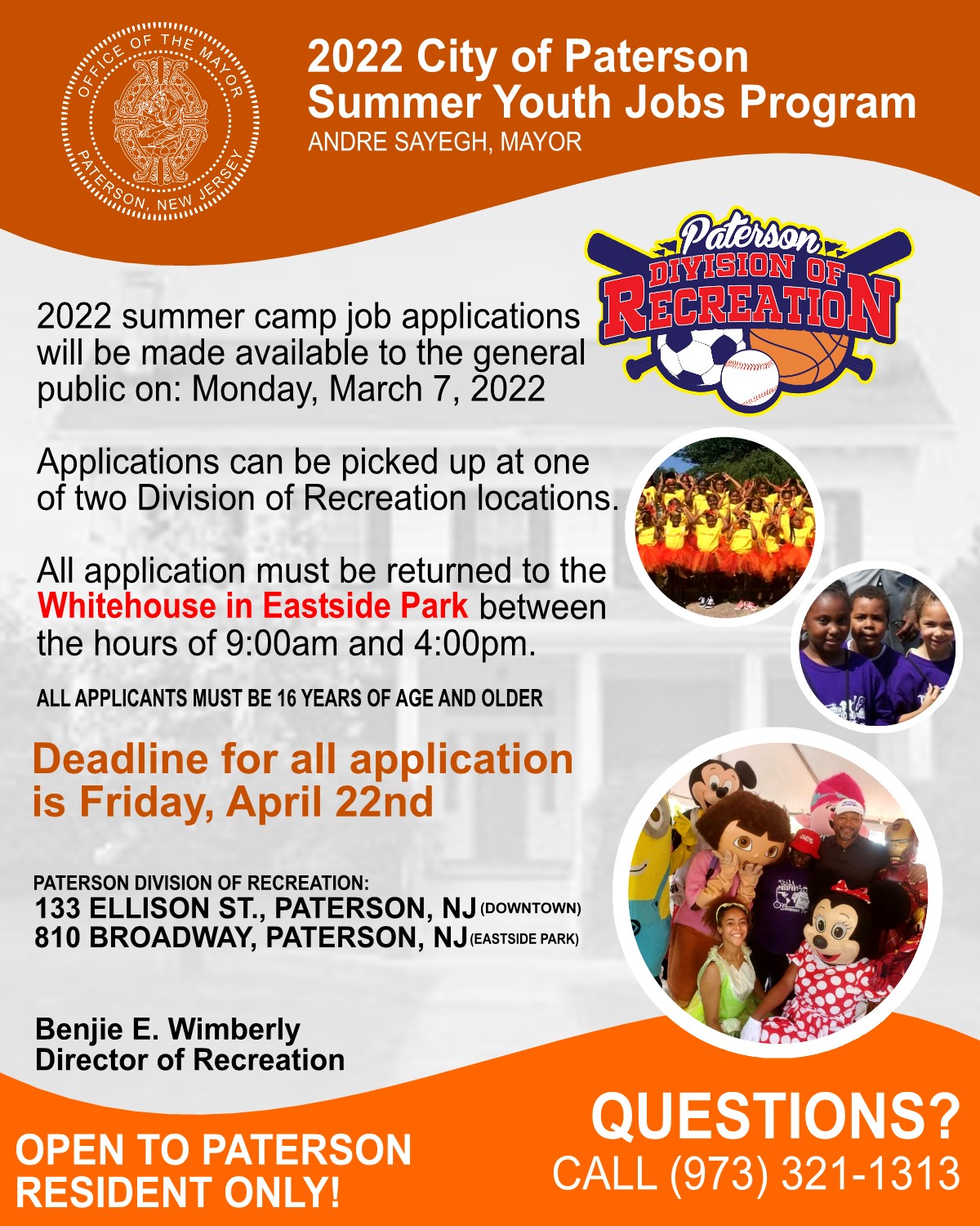 Paterson Recreation Summer Camp 2024 Gabey Shelia