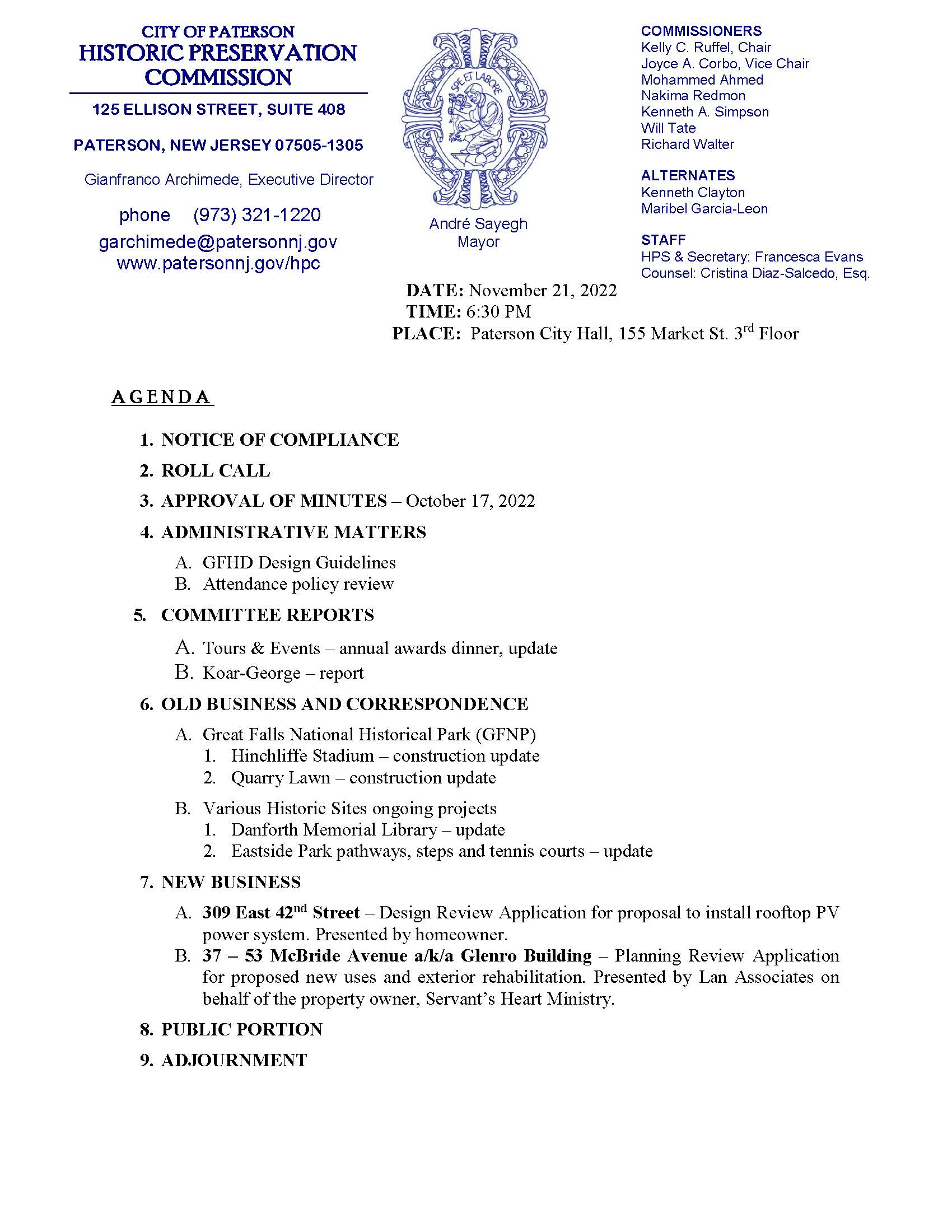 Community ImprovementsPlanning & ZoningRedevelopment ZonesHistoric