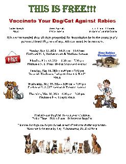 2024 Rabies Vaccination Flyer