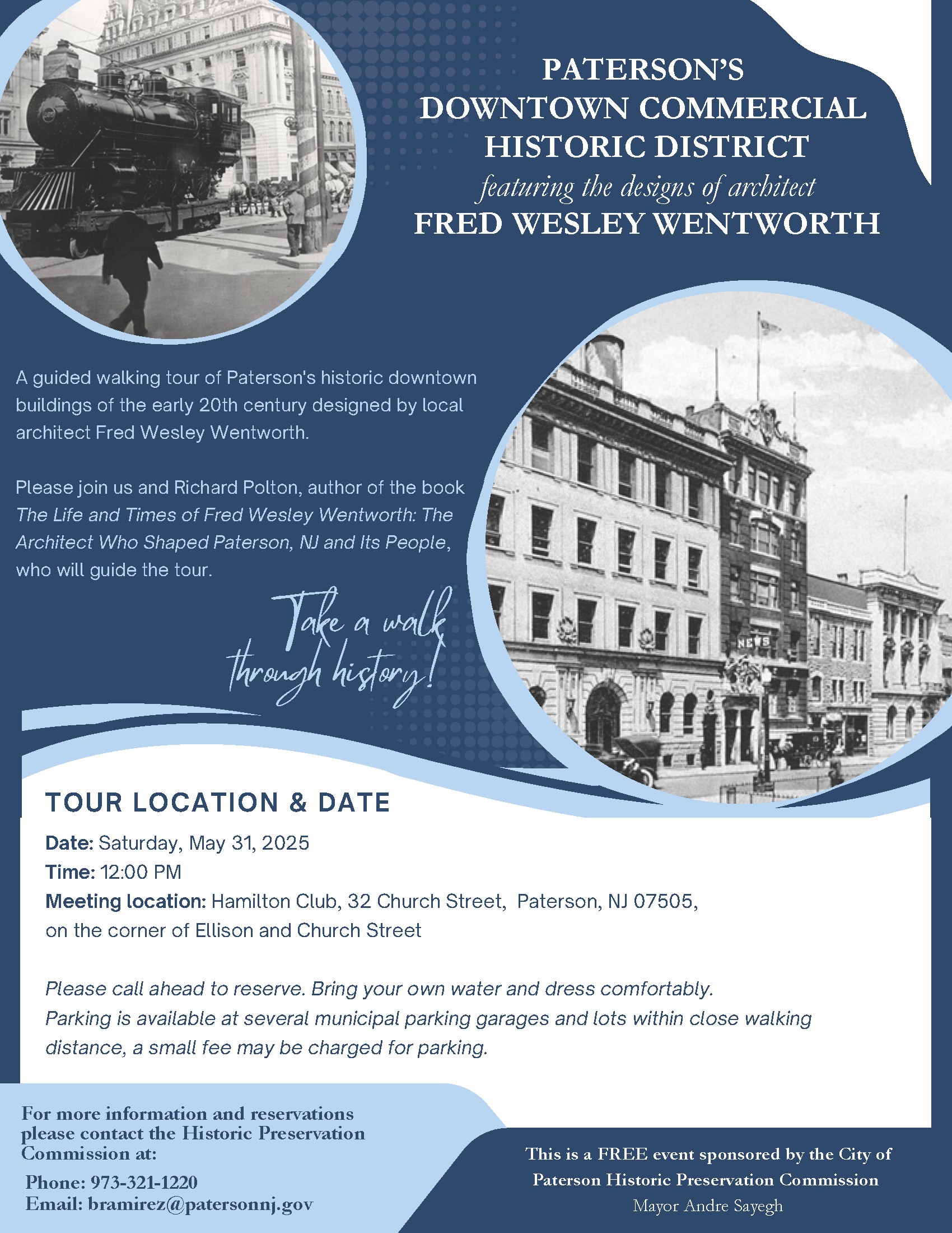 Paterson's DCHD Walking Tour Flyer 2025