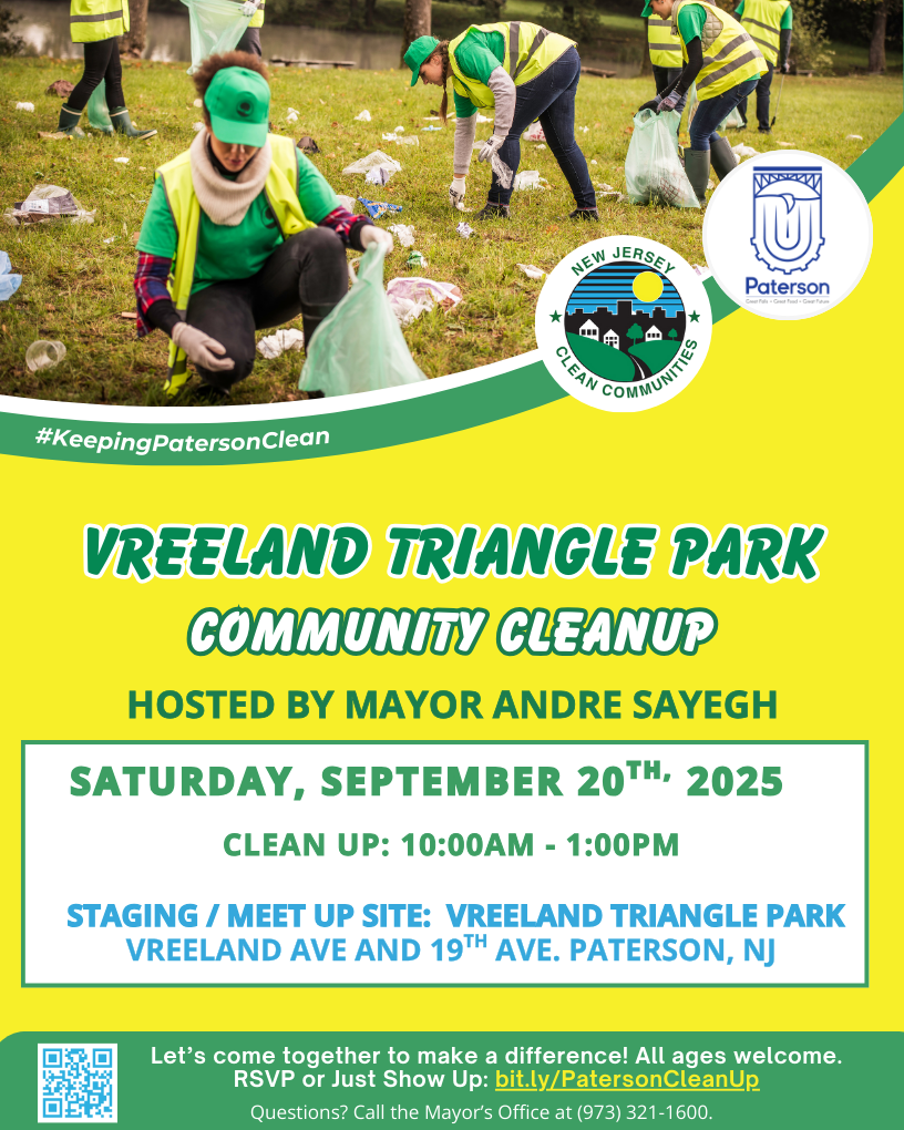 Vreeland Triangle Park Community Cleanup - ENG